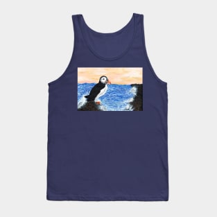 Puffin by the Sea Tank Top